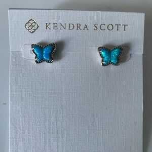 Kendra Scott Blue Butterfly Earrings